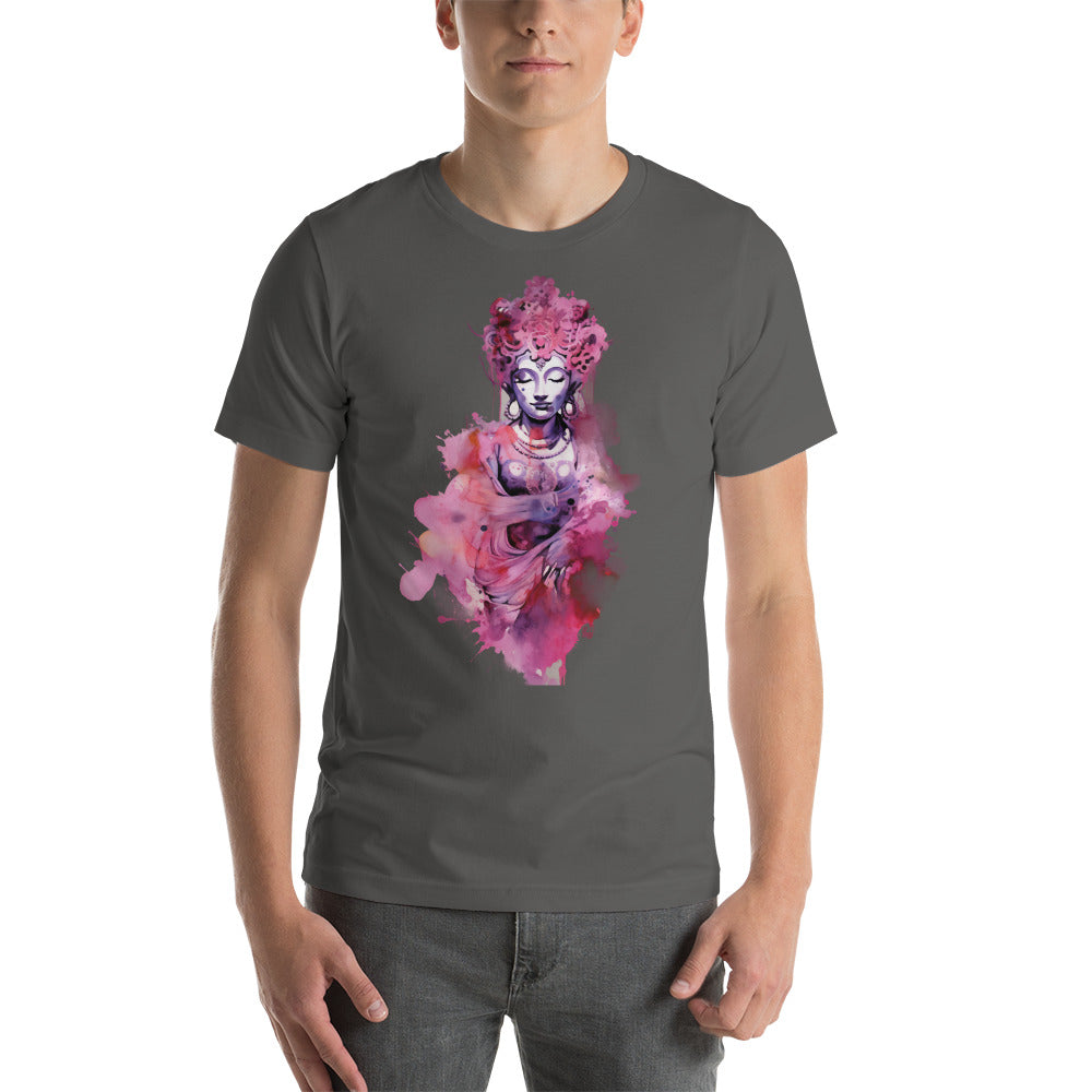 Magenta Mercy: Watercolor Maitreya Goddess T-Shirt