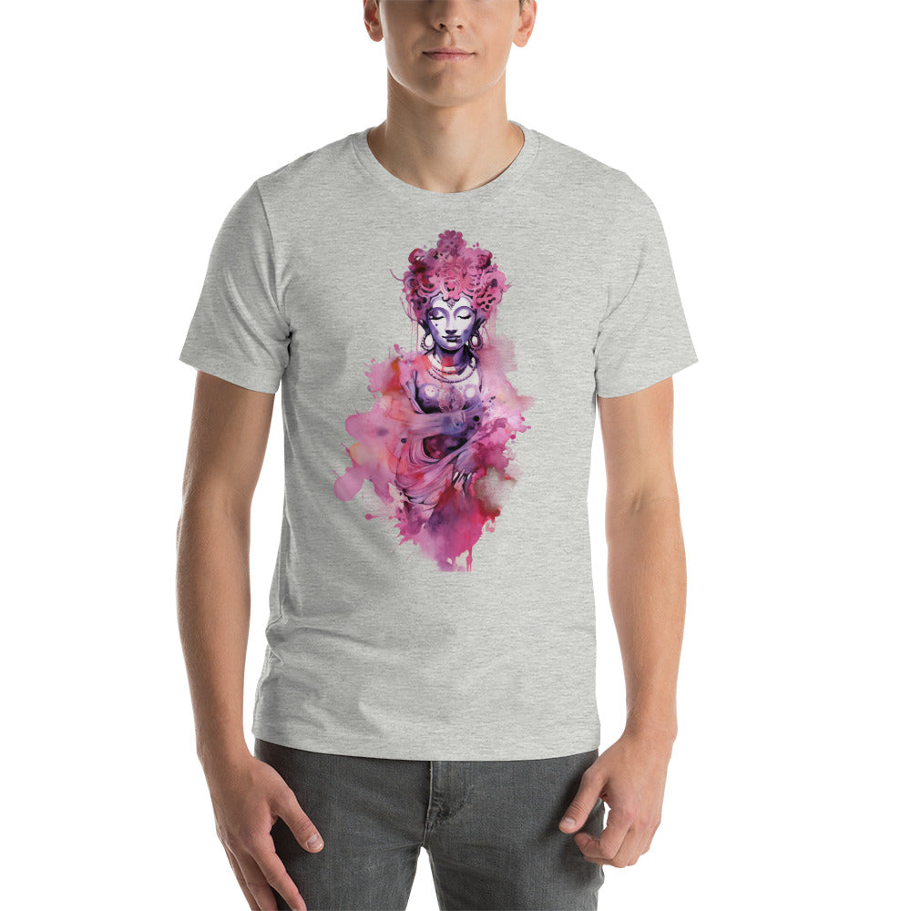 Magenta Mercy: Watercolor Maitreya Goddess T-Shirt