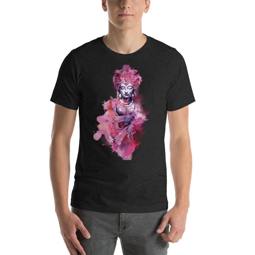 Magenta Mercy: Watercolor Maitreya Goddess T-Shirt