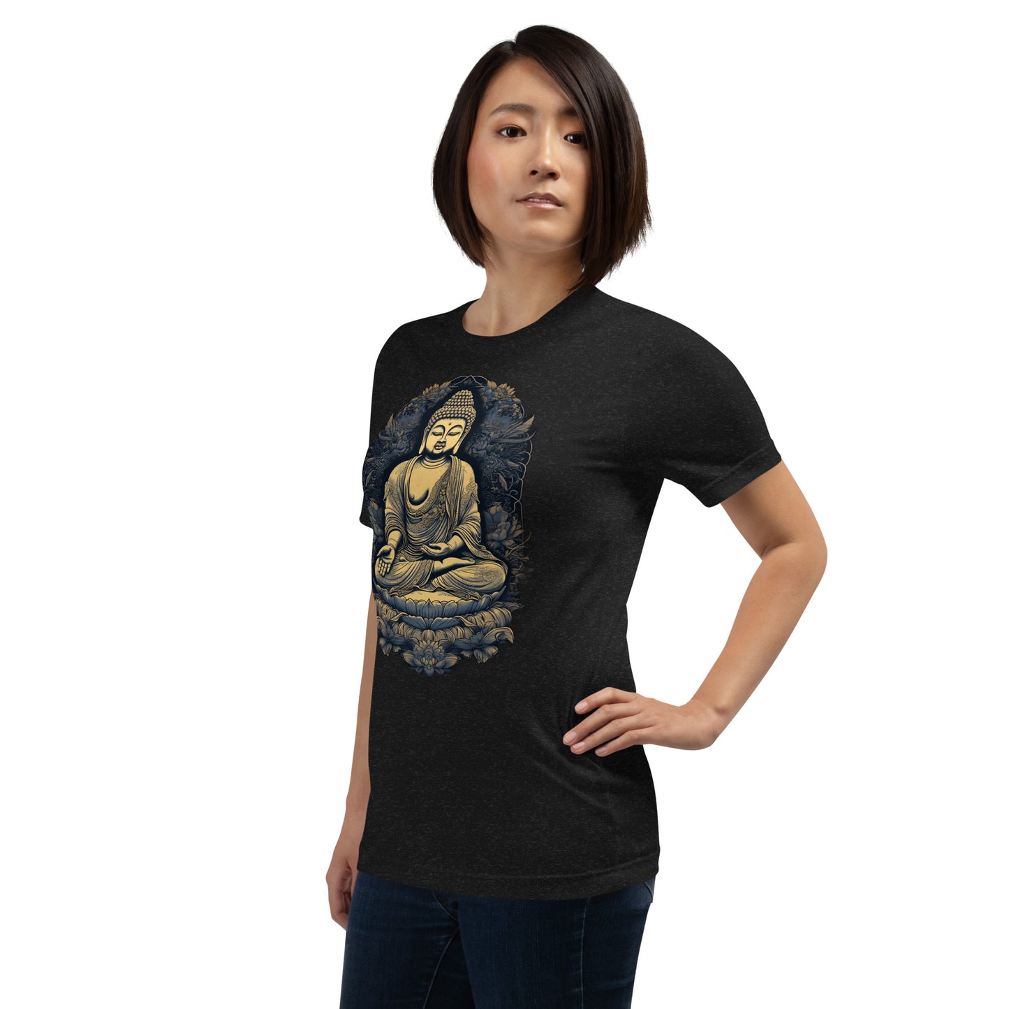 Zen Rhythm: Song Dynasty's Greek-Buddhist Fusion T-Shirt