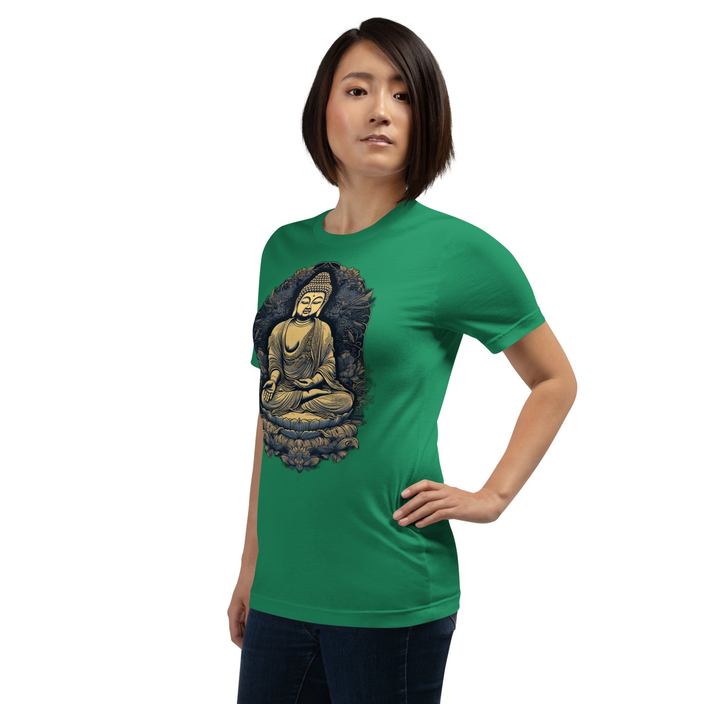 Zen Rhythm: Song Dynasty's Greek-Buddhist Fusion T-Shirt