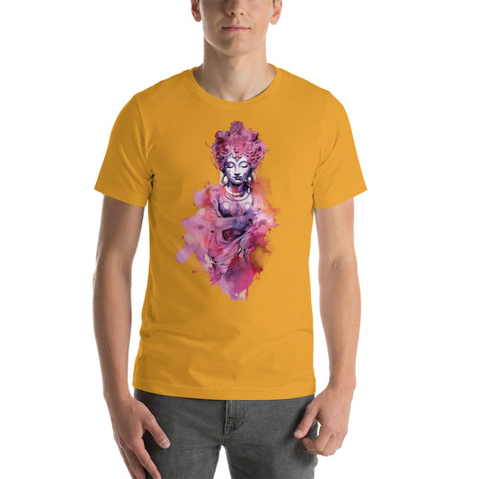 Magenta Mercy: Watercolor Maitreya Goddess T-Shirt