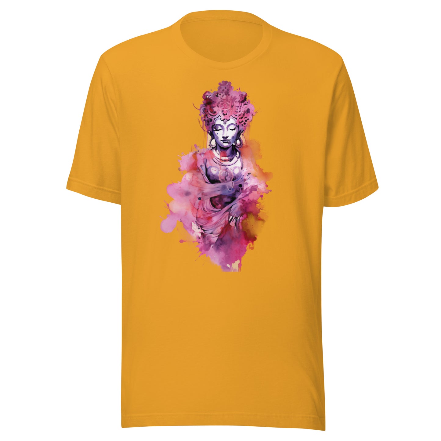 Magenta Mercy: Watercolor Maitreya Goddess T-Shirt