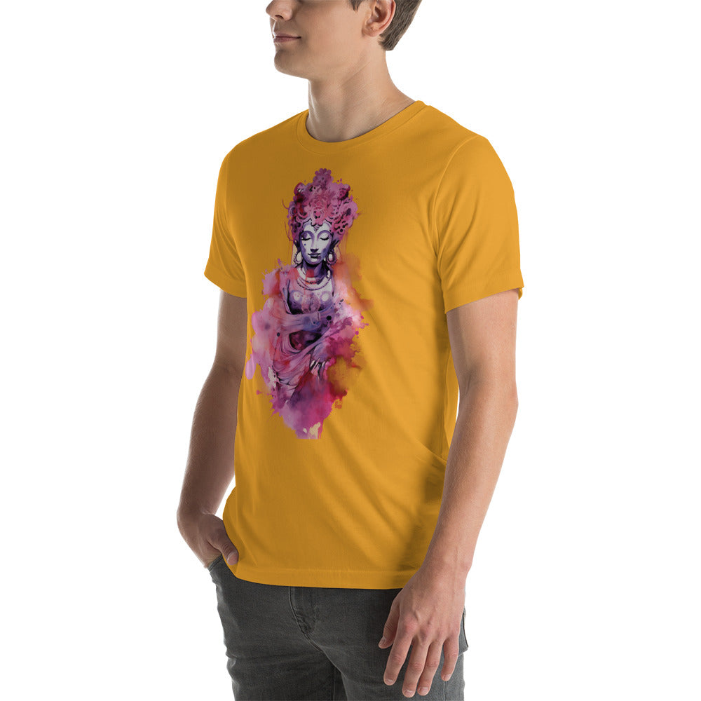 Magenta Mercy: Watercolor Maitreya Goddess T-Shirt