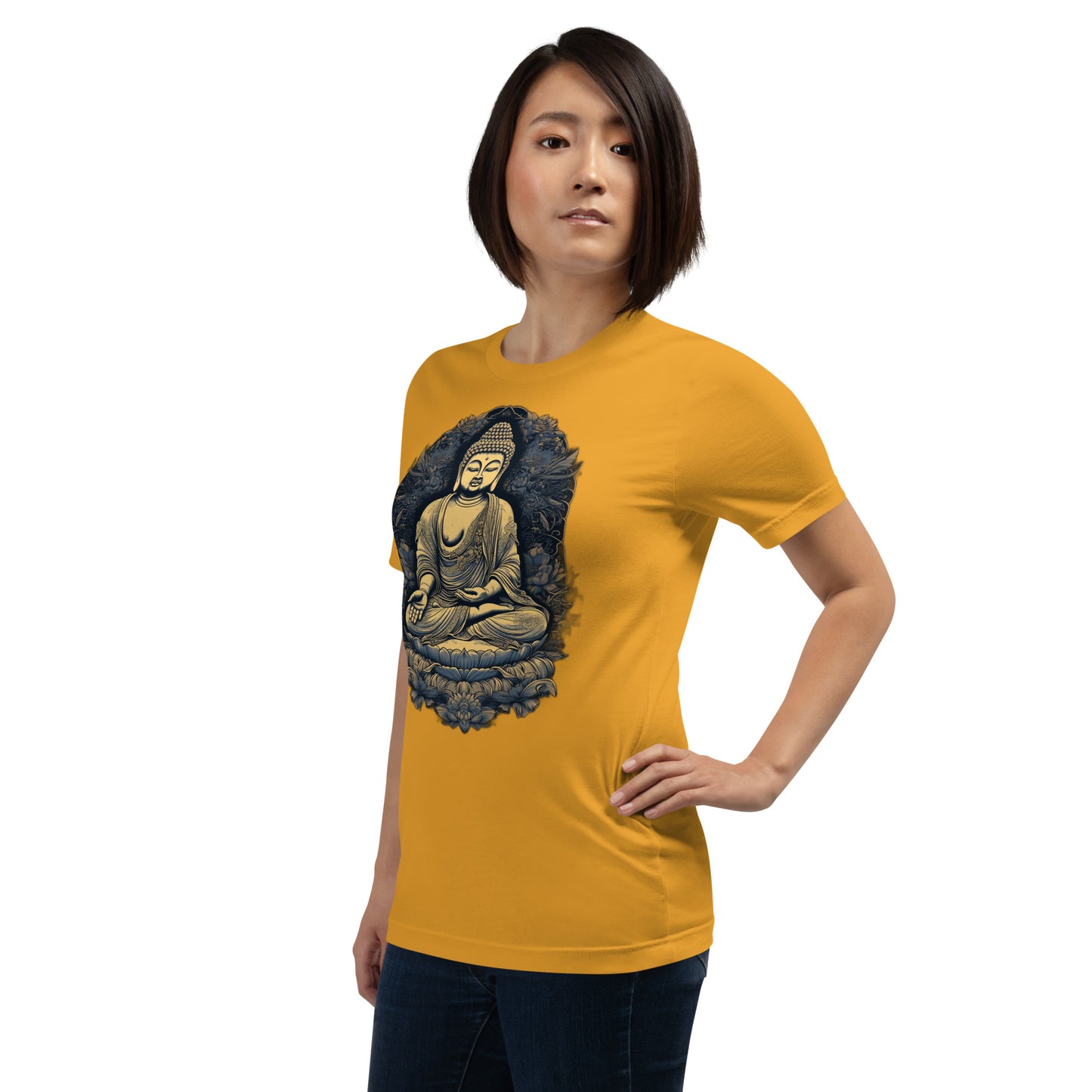 Zen Rhythm: Song Dynasty's Greek-Buddhist Fusion T-Shirt