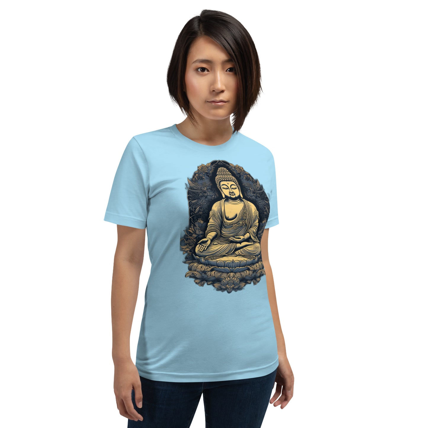 Zen Rhythm: Song Dynasty's Greek-Buddhist Fusion T-Shirt