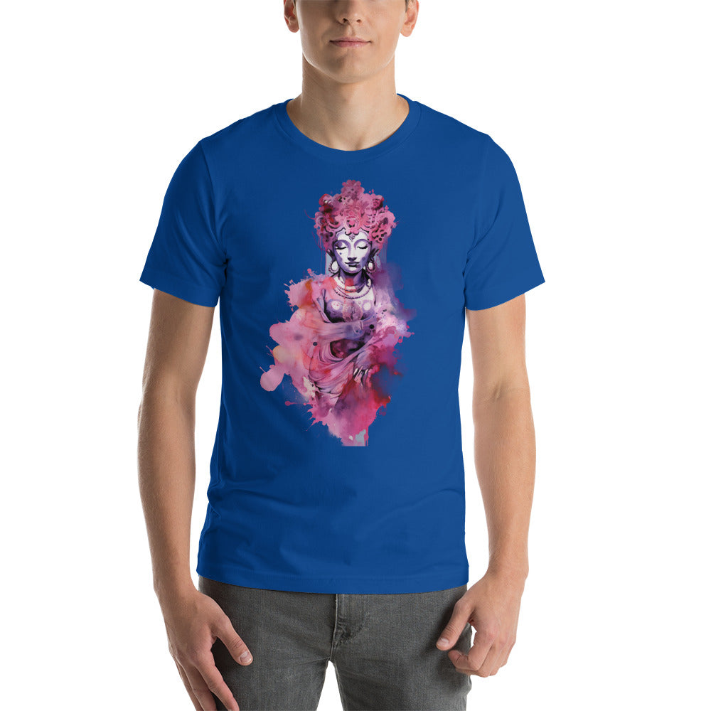 Magenta Mercy: Watercolor Maitreya Goddess T-Shirt