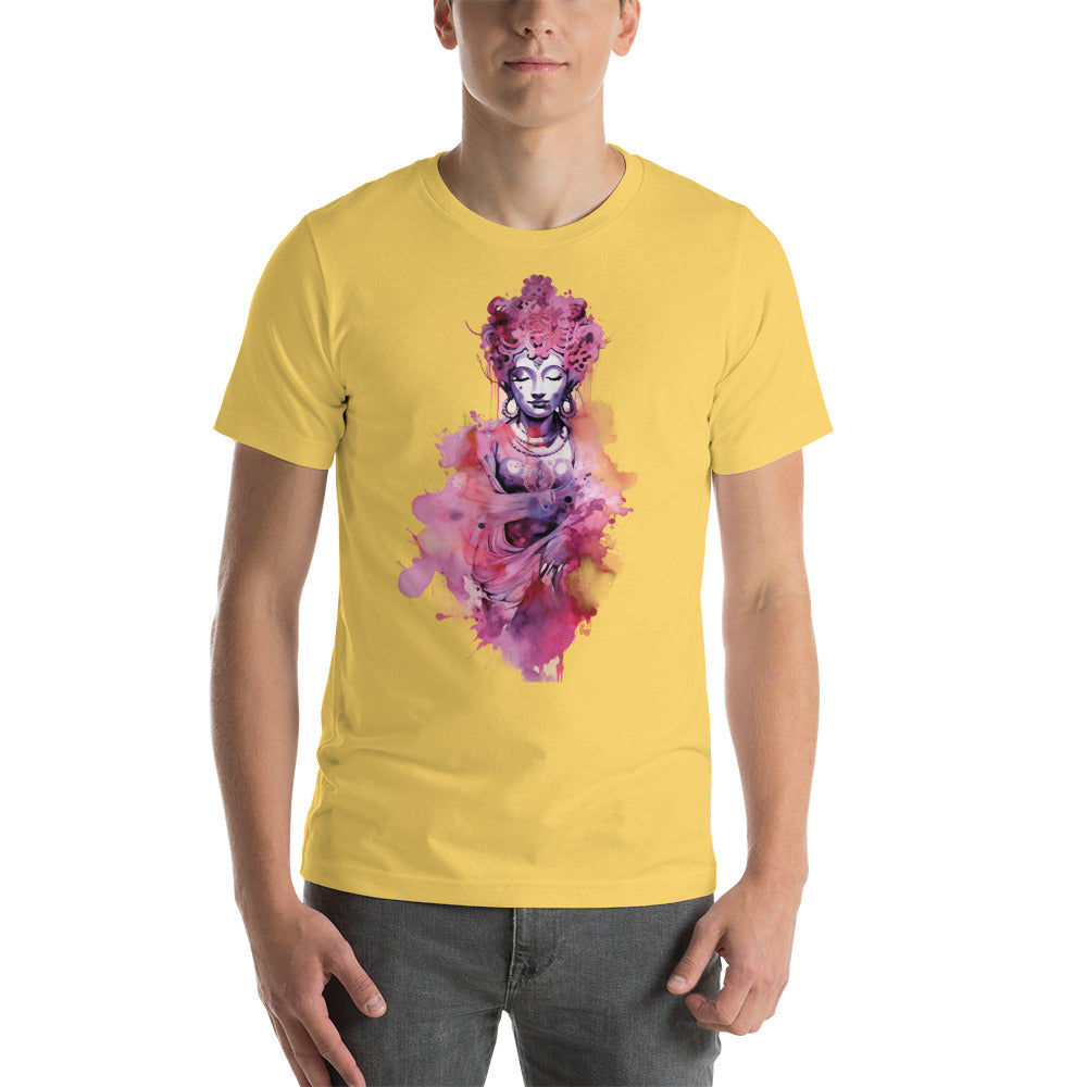 Magenta Mercy: Watercolor Maitreya Goddess T-Shirt